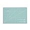 A5 Plastic Cutting Mat, Cutting Board, for Craft Art, Rectangle, Medium Aquamarine, 14.8x21cm