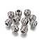 Tarnish Resistant 304 Stainless Steel Beads, Grooved Beads, Column, 12x10mm, Hole: 6mm