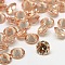 Cubic Zirconia Cabochons, Grade A, Faceted, Diamond, Navajo White, 5x3mm
