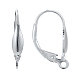 Sterling Silver Leverback Hoop Earrings Findings X-STER-A002-236-2