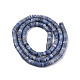 Natürlichen blauen Aventurin Perlen Stränge G-N326-146-B01-2