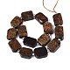 Природные бронзитом бисер нитей&nbsp;G-C098-A39-01-2