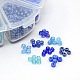 1 Box Blue 6/0 Glass Seed Beads SEED-X0027-B-3