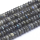 Natural Labradorite Beads Strands G-K223-17-8mm-1