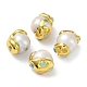 Perles de pépites de perles keshi naturelles baroques KK-K348-04G-1