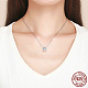 925 подвесные стерлингового серебра ожерелья NJEW-FF0005-31AS-2