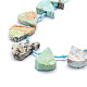 Brins de perles de turquoise péruvienne naturelle (jaspe) G-E569-R05-3