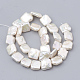 Naturales keshi abalorios de perlas hebras PEAR-T001-05-2