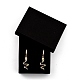 Brass Micro Pave Cubic Zirconia Huggie Hoop Earrings EJEW-JE04227-01-3