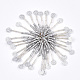 Cabochons en perles de verre FIND-T044-04D-2