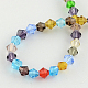 Mixed  Glass Bicone Beads Strands X-GLAA-S050-6mm-2