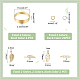 Unicraftale diy charms kit para hacer anillos DIY-UN0004-89-4