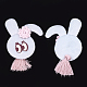 Аксессуары для костюмов из хлопковой ткани кролика ручной работы FIND-T021-02B-2