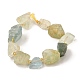 Необработанные необработанные бусины из натурального флюорита G-Z087-B15-3