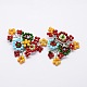 Dyed Gemstone Beads Brooches JEWB-J003-21-2
