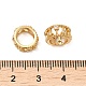 Perles de zircone cubique de placage de rack en laiton KK-K349-06G-3