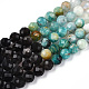 Naturelles et synthétiques mélangées perles de pierres précieuses brins G-D080-A01-01-02-4
