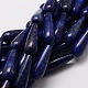 Natural Lapis Lazuli Drop Beads Strands G-E329-30-1