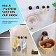 Crochets à ventouse en plastique ABS&nbsp;FIND-HS0002-44A-6