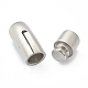 304 Stainless Steel Bayonet Clasps STAS-B017-06P-3