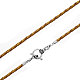 Leather Cord Necklace Makings MAK-M017-12-B-1