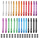 CHGCRAFT 28 PCS Alloy Dart Shafts for Steel Tips and Soft Tip Darts AJEW-CA0003-42-1