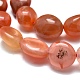 Natürliche südrote Achat Perlen Stränge G-O186-B-15-2