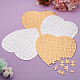 4 Sets 2 Color Paper Heat Press Thermal Transfer Crafts Puzzle DIY-TA0003-57-4