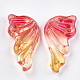 Rocíe colgantes de cristal pintadas GGLA-S041-01E-2
