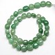 Naturali avventurina pepite verdi fili di perline X-G-L154-10-3