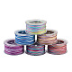 Elecrelive 6 Rolls 6 Colors Segment Dyed Polyester Thread OCOR-EL0001-01B-2