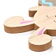 Easter Theme Natural Wood Display Decorations AJEW-P087-A03-3