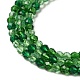 Transparent Glass Beads Strands GLAA-H027-01G-4