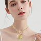 Латуни Переключить застежками KK-BBC0013-60G-6