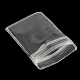 PVCジップロックバッグ  再封可能なバッグ  セルフシールバッグ  長方形  透明  6x4cm  片側の厚さ：4.5ミル（0.115mm） X-OPP-R005-4x6-1-2