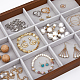 Rectangle Wood Jewelry Display Trays ODIS-WH0061-01-5