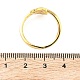Messing Manschettenringe&nbsp;RJEW-D341-03G-5