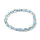 Bracelets extensibles de perles de pierre naturelles et synthétiques BJEW-JB03872-2