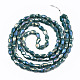 Chapelets de perles en verre électroplaqué EGLA-S194-02A-A05-2