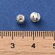 925 perles intercalaires rondes ondulées en argent sterling STER-K178-01A-S-3
