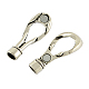 Tibetan Style Alloy Magnetic Clasps TIBE-A16798-AS-RS-3