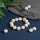 Natural Unfinished Wood Beads WOOD-S651-12mm-LF-4