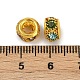 Латунные бусины со стразами &nbsp;KK-U071-02A-02G-3