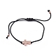 Unisex Nylon Thread Braided Bead Bracelets BJEW-JB04805-04-1