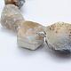 Chapelets de perles en agate naturelle du Botswana G-K203-67-3