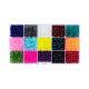 15 Colors Transparent Glass Beads FGLA-X0001-04-6mm-2