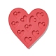 Stampi in silicone con ciondolo cuore fai da te DIY-G051-C01-2