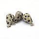Larme naturelle pendentifs en jaspe dalmatien G-Q435-16-2