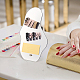 Pandahall elite 2 set 2 tabellone per nail art a specchio acrilico stile ODIS-PH0001-66-6