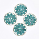 Décorations de pendentif tissées en polycoton (polyester coton) FIND-Q078-12C-1